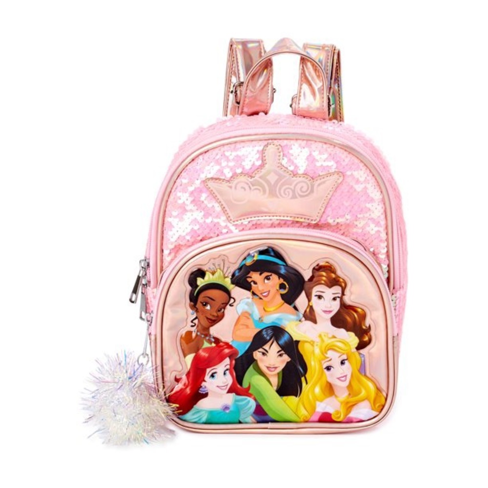 DISNEY Princess Mini Sequins Backpack - Children’s - NWT